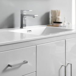 Fresca Imperia 60" Free Standing Modern Bathroom Cabinet w/ Integrated Single Sink - Luxe Bathroom Vanities