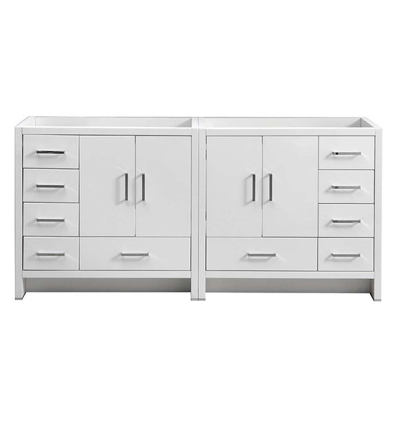 Fresca Imperia 72" Free Standing Double Sink Modern Bathroom Cabinet - Luxe Bathroom Vanities Luxury Bathroom Fixtures Bathroom Furniture