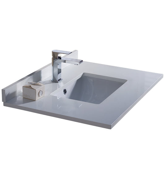 Fresca Oxford 30" Countertop with Undermount Sink - Luxe Bathroom Vanities Luxury Bathroom Fixtures Bathroom Furniture