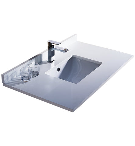Fresca Oxford 36" Countertop with Undermount Sink - Luxe Bathroom Vanities Luxury Bathroom Fixtures Bathroom Furniture