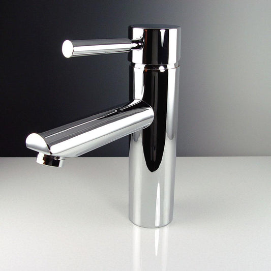 Fresca Tartaro Single Hole Mount Bathroom Vanity Faucet - Chrome - Luxe Bathroom Vanities