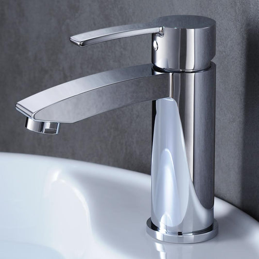 Fresca Livenza Single Hole Mount Bathroom Vanity Faucet - Chrome - Luxe Bathroom Vanities