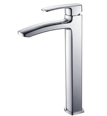 Fresca Fiora Single Hole Vessel Mount Bathroom Vanity Faucet - Chrome - Luxe Bathroom Vanities