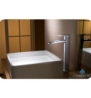 Fresca Fiora Single Hole Vessel Mount Bathroom Vanity Faucet - Chrome - Luxe Bathroom Vanities