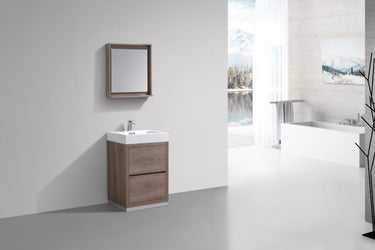 Kubebath Bliss 24" Free Standing Modern Bathroom Vanity - Luxe Bathroom Vanities