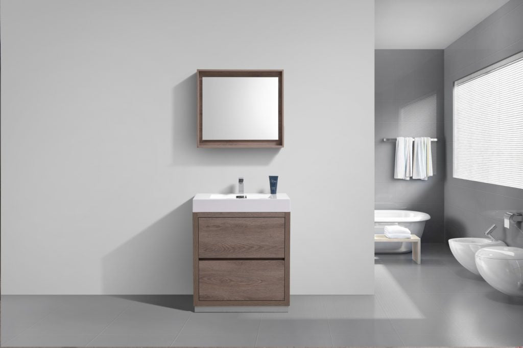 Kubebath Bliss 24" Free Standing Modern Bathroom Vanity - Luxe Bathroom Vanities