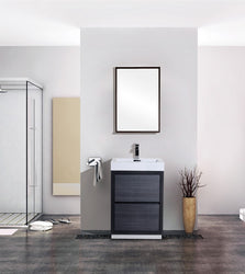 Kubebath Bliss 24" Free Standing Modern Bathroom Vanity - Luxe Bathroom Vanities