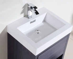 Kubebath Bliss 24" Free Standing Modern Bathroom Vanity - Luxe Bathroom Vanities