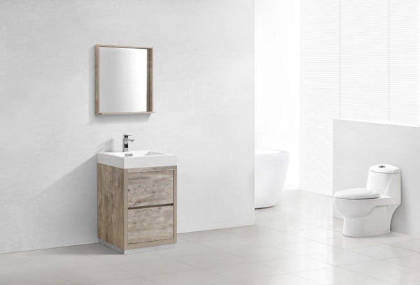 Kubebath Bliss 24" Free Standing Modern Bathroom Vanity - Luxe Bathroom Vanities