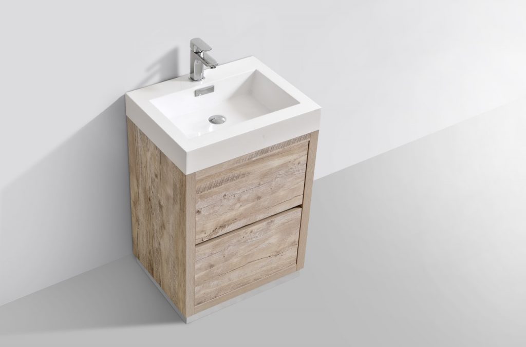 Kubebath Bliss 24" Free Standing Modern Bathroom Vanity - Luxe Bathroom Vanities