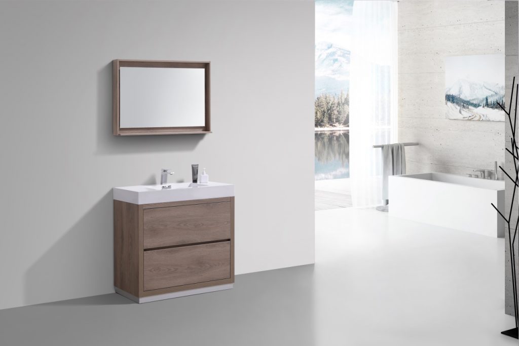 Kubebath Bliss 36" Free Standing Modern Bathroom Vanity - Luxe Bathroom Vanities