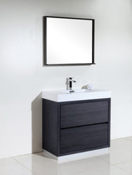 Kubebath Bliss 36" Free Standing Modern Bathroom Vanity - Luxe Bathroom Vanities