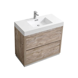 Kubebath Bliss 36" Free Standing Modern Bathroom Vanity - Luxe Bathroom Vanities