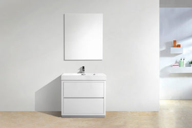 Kubebath Bliss 36" Free Standing Modern Bathroom Vanity - Luxe Bathroom Vanities