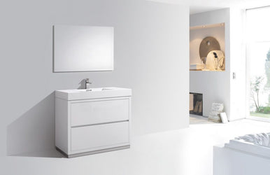 Kubebath Bliss 40" Free Standing Modern Bathroom Vanity - Luxe Bathroom Vanities