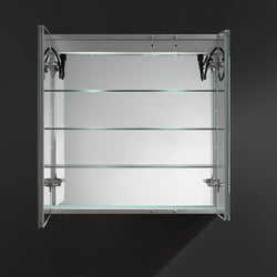 Fresca Tiempo 30" Wide x 30" Tall Bathroom Medicine Cabinet w/ LED Lighting & Defogger - Luxe Bathroom Vanities