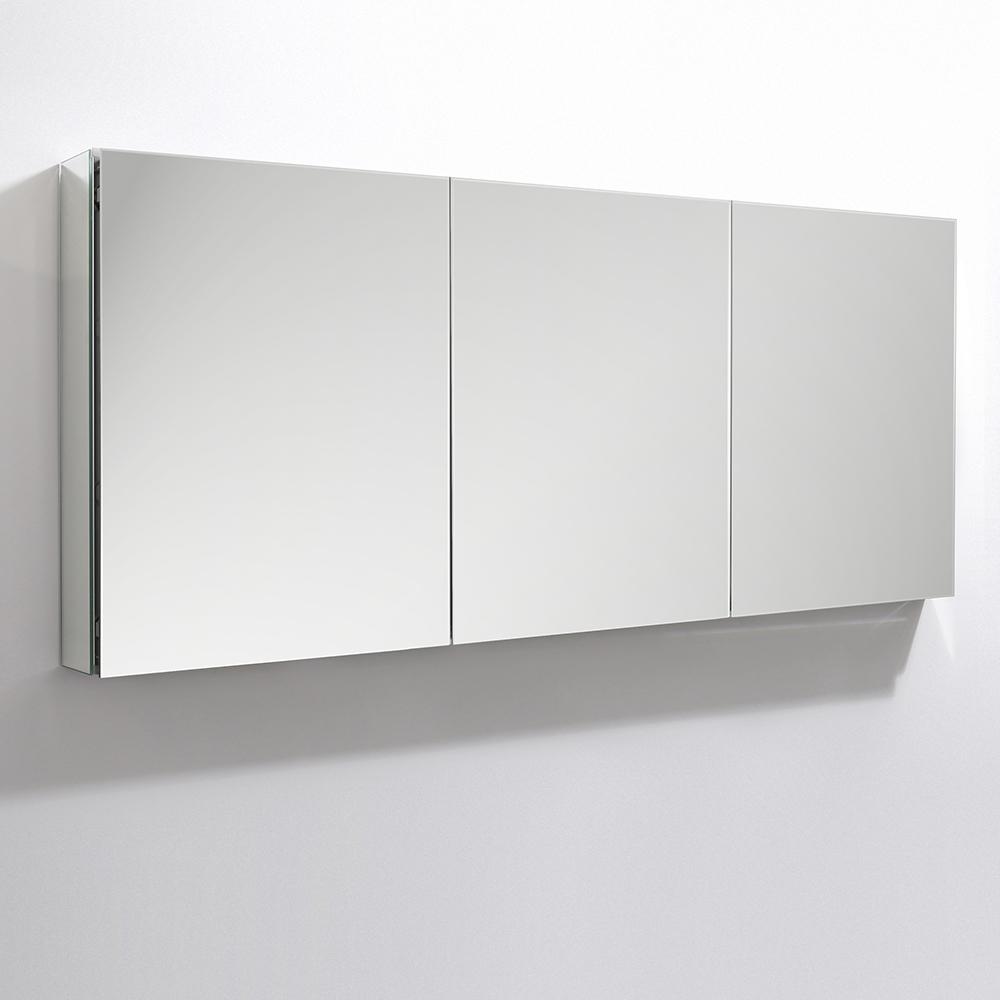 Fresca 60" Wide x 36" Tall Bathroom Medicine Cabinet w/ Mirrors - Luxe Bathroom Vanities