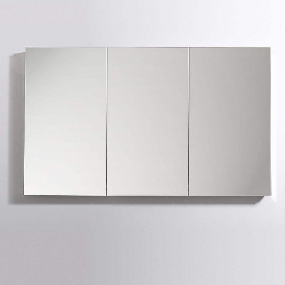 Fresca 60" Wide x 36" Tall Bathroom Medicine Cabinet w/ Mirrors - Luxe Bathroom Vanities
