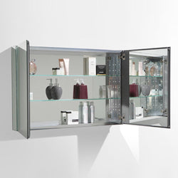 Fresca 30" Wide x 26" Tall Bathroom Medicine Cabinet w/ Mirrors - Luxe Bathroom Vanities