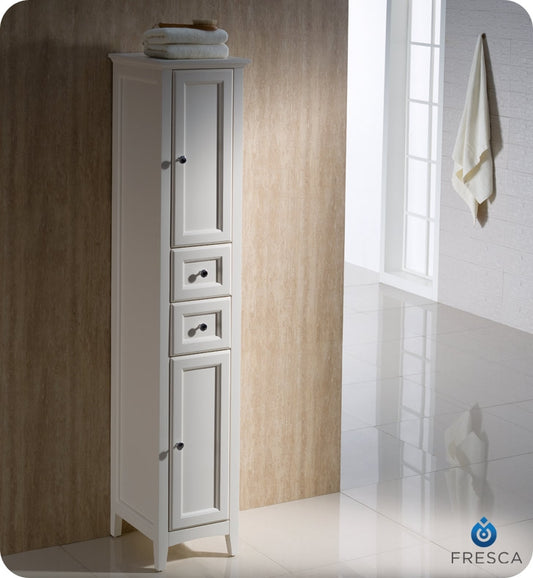 Fresca Oxford Tall Bathroom Linen Cabinet - Luxe Bathroom Vanities Luxury Bathroom Fixtures Bathroom Furniture