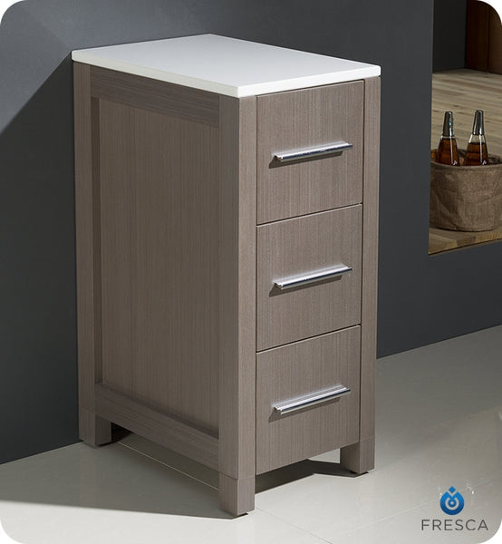 Fresca Torino 12" Bathroom Linen Side Cabinet - Luxe Bathroom Vanities Luxury Bathroom Fixtures Bathroom Furniture