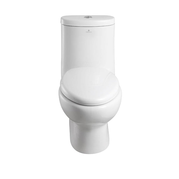 Fresca Delphinus One-Piece Dual Flush Toilet w/ Soft Close Seat - Luxe Bathroom Vanities