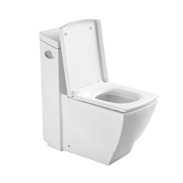 Fresca Apus One-Piece Square Toilet w/ Soft Close Seat - Luxe Bathroom Vanities