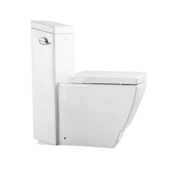 Fresca Apus One-Piece Square Toilet w/ Soft Close Seat - Luxe Bathroom Vanities