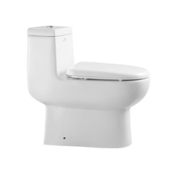 Fresca Antila One-Piece Dual Flush Toilet w/ Soft Close Seat - Luxe Bathroom Vanities