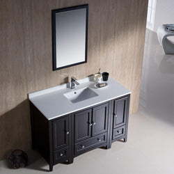 Fresca Oxford 48" Espresso Traditional Bathroom Vanity - Luxe Bathroom Vanities