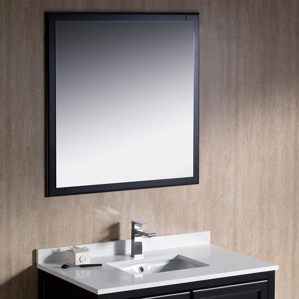 Fresca Oxford 36" Espresso Traditional Bathroom Vanity - Luxe Bathroom Vanities
