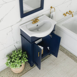 Fresca Hartford 24" Royal Blue Traditional Bathroom Vanity - Luxe Bathroom Vanities
