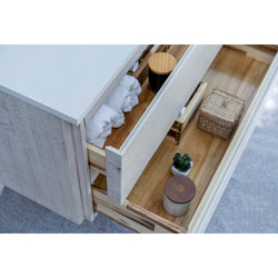 Fresca Formosa 60" Wall Hung Double Sink Modern Bathroom Vanity w/ Mirrors - Luxe Bathroom Vanities