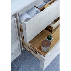 Fresca Formosa 60" Wall Hung Double Sink Modern Bathroom Vanity w/ Mirrors 4 Drawers - Luxe Bathroom Vanities