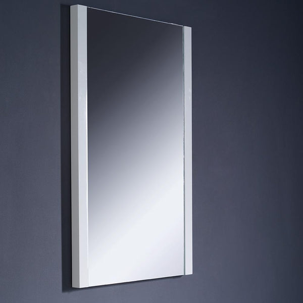 Fresca Torino 48" White Modern Bathroom Vanity w/ 2 Side Cabinets & Vessel Sink - Luxe Bathroom Vanities