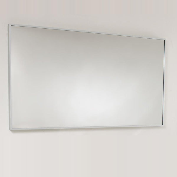 Fresca Largo 57" Gray Oak Modern Bathroom Vanity w/ Wavy Double Sinks - Luxe Bathroom Vanities