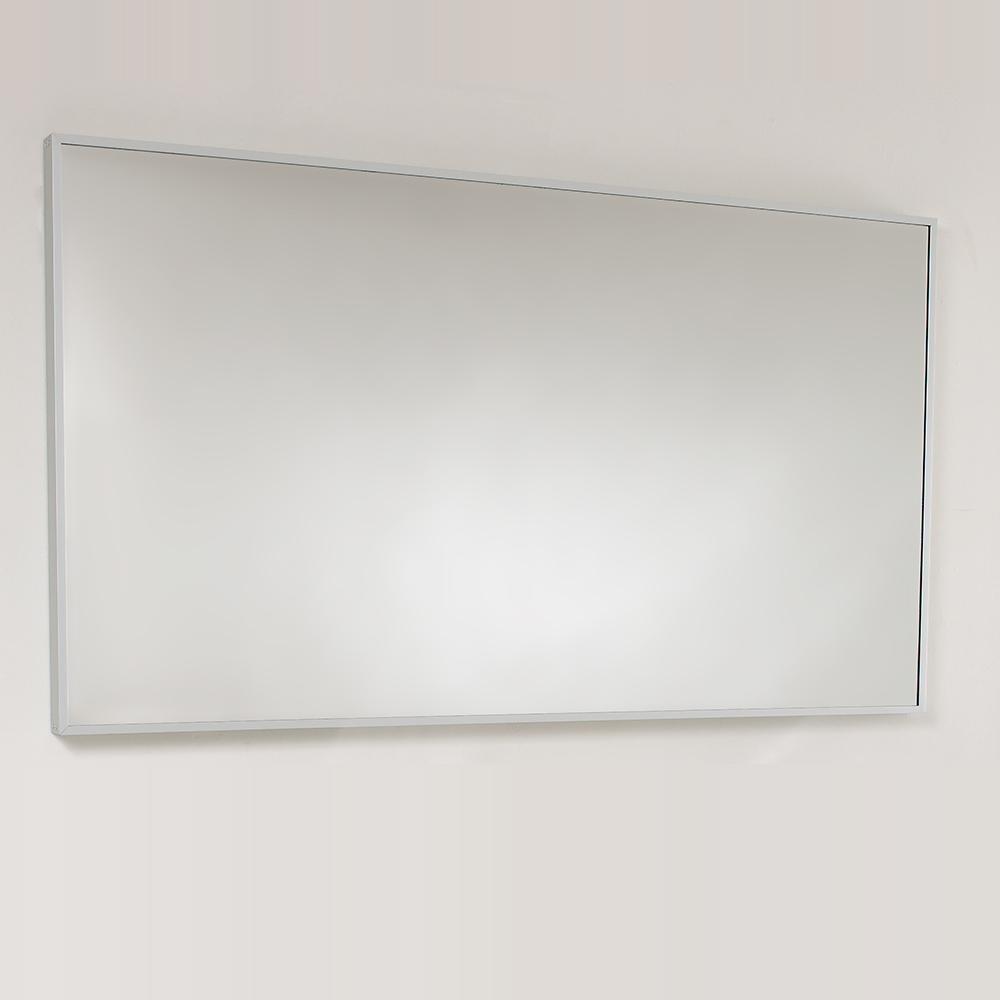 Fresca Largo 57" Teak Modern Bathroom Vanity w/ Wavy Double Sinks - Luxe Bathroom Vanities