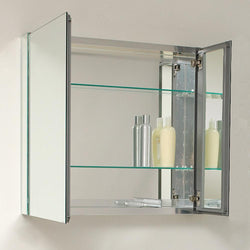 Fresca Medio 32" Teak Modern Bathroom Vanity w/ Medicine Cabinet - Luxe Bathroom Vanities