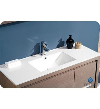 Fresca Allier 48" Gray Oak Modern Bathroom Vanity w/ Mirror - Luxe Bathroom Vanities