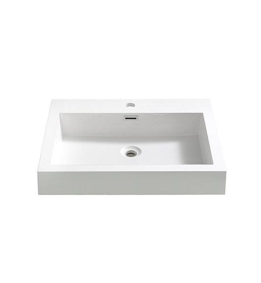 Fresca Alto 23" White Integrated Sink / Countertop - Luxe Bathroom Vanities Luxury Bathroom Fixtures Bathroom Furniture