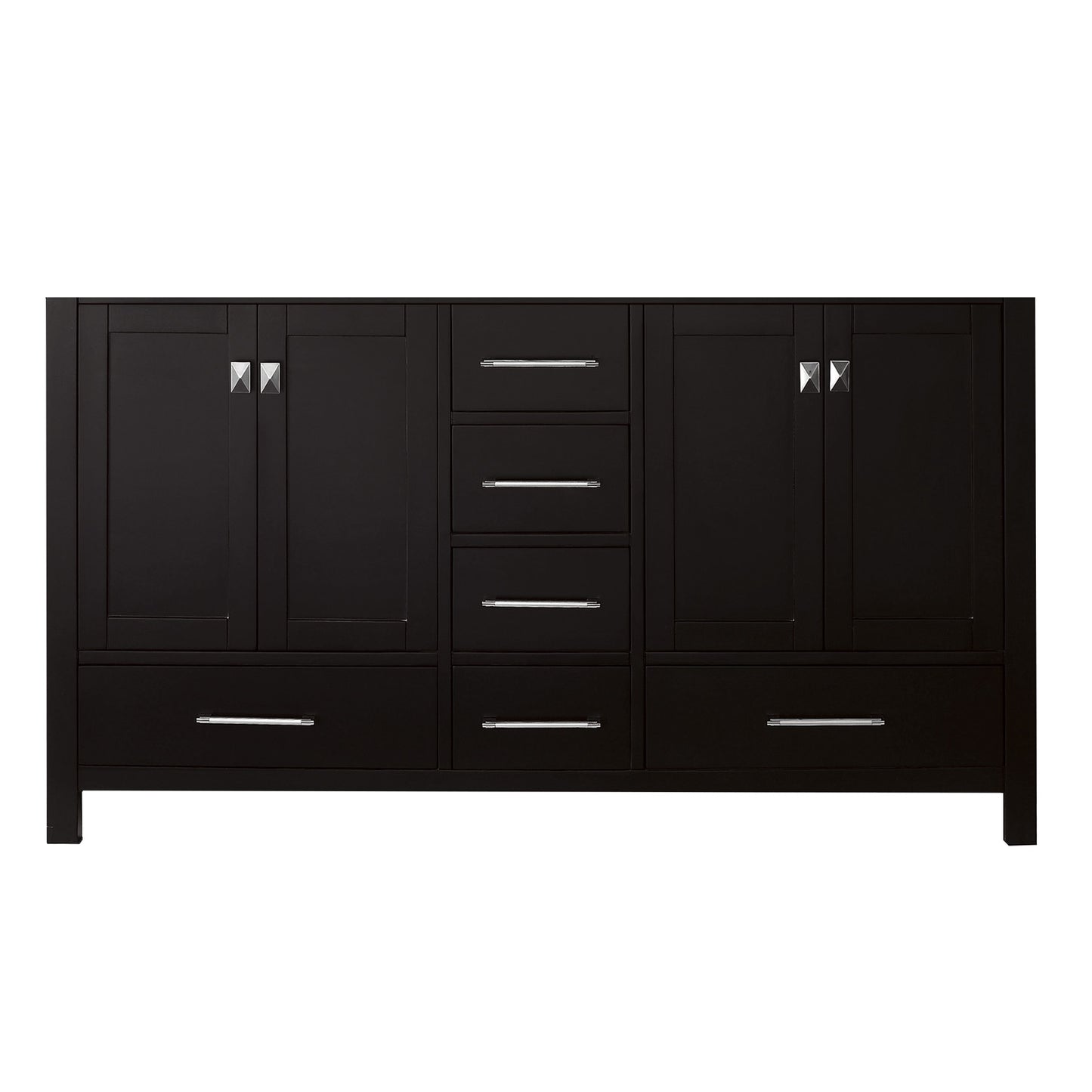 Virtu USA Caroline Avenue 60" Cabinet Only - Luxe Bathroom Vanities Luxury Bathroom Fixtures Bathroom Furniture