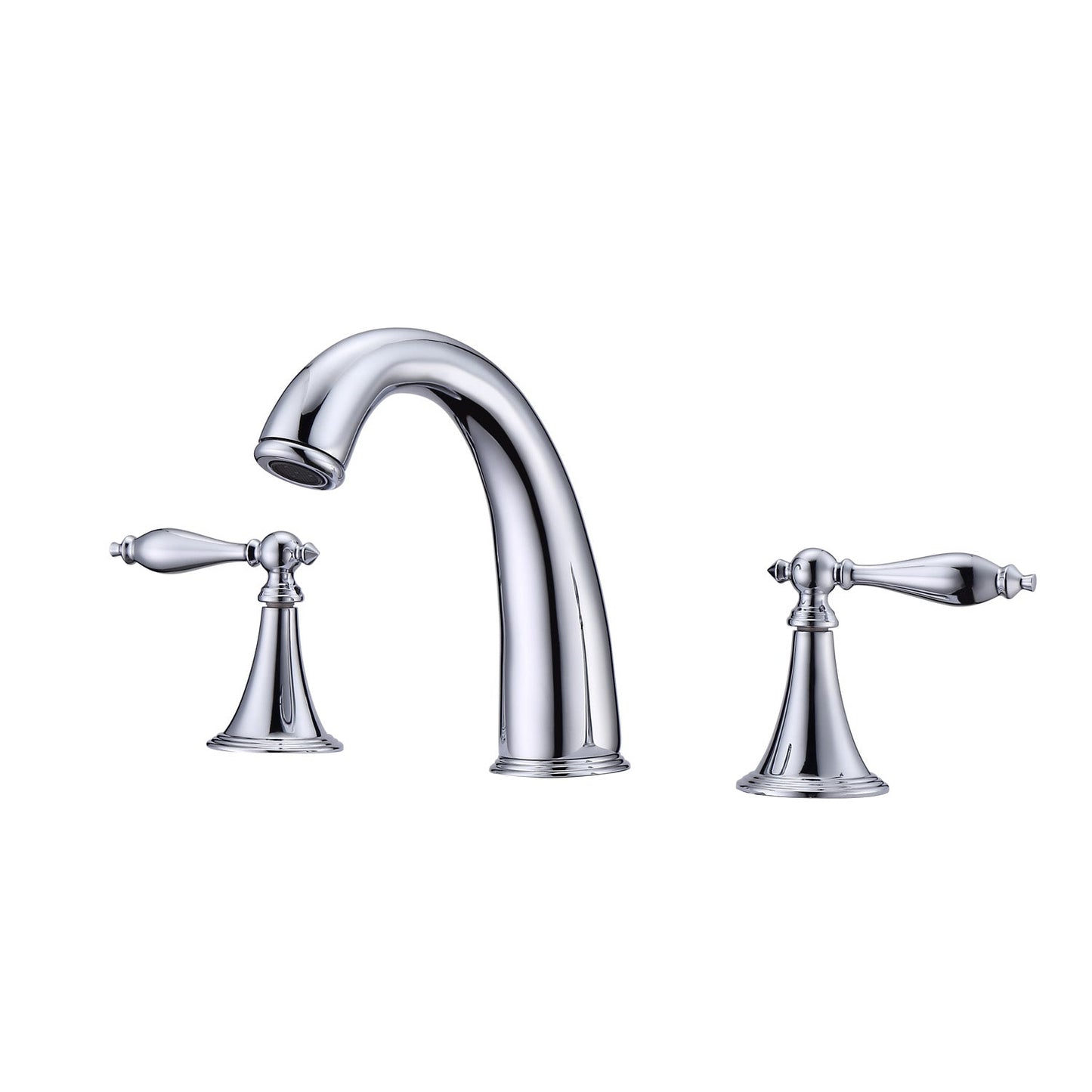 Virtu USA Caroline Avenue 24" Single Bath Vanity in White with White Marble Top and Square Sink with Polished Chrome Faucet - Luxe Bathroom Vanities