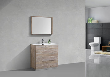 Kubebath Milano 36" Modern Bathroom Vanity - Luxe Bathroom Vanities