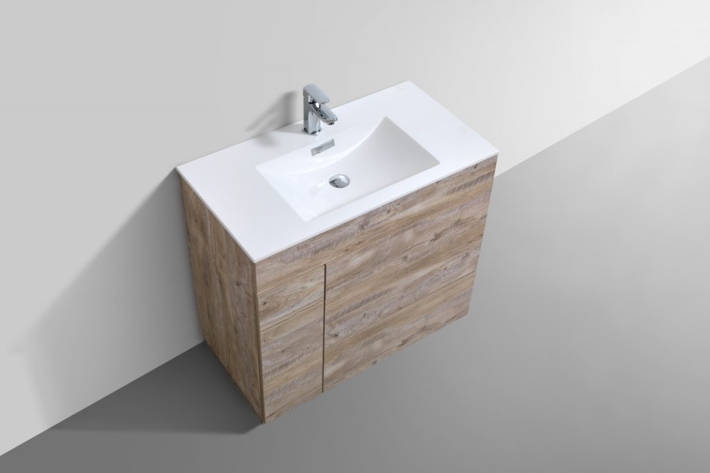 Kubebath Milano 36" Modern Bathroom Vanity - Luxe Bathroom Vanities