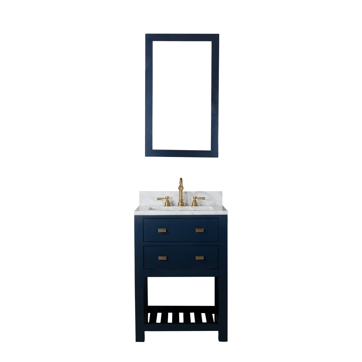 Water Creation Madalyn 24 Inch Single Sink Bathroom Vanity With F2-0012 Faucet And Mirror - Luxe Bathroom Vanities