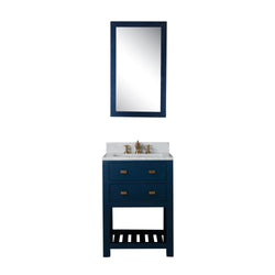 Water Creation Madalyn 24 Inch Single Sink Bathroom Vanity With F2-0013 Faucet And Mirror - Luxe Bathroom Vanities