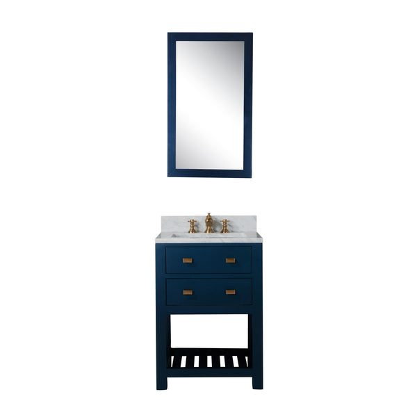 Water Creation Madalyn 24 Inch Single Sink Bathroom Vanity With F2-0013 Faucet And Mirror - Luxe Bathroom Vanities