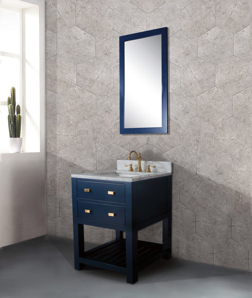 Water Creation 24 Inch Single Sink Bathroom Vanity With F2-0012 Faucet From The Madalyn Collection - Luxe Bathroom Vanities
