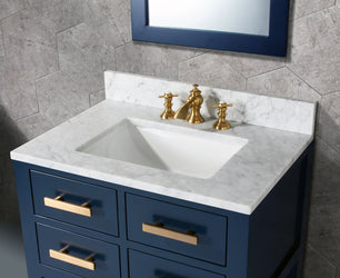 Water Creation 30 Inch Single Sink Bathroom Vanity With F2-0013 Faucet From The Madalyn Collection - Luxe Bathroom Vanities