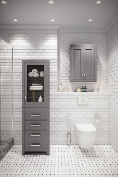 Water Creation Madison Linen Cabinet - Luxe Bathroom Vanities